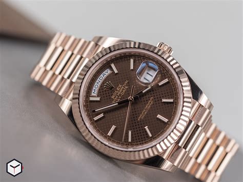 rolex day date chocolate dial|rolex day date 228235.